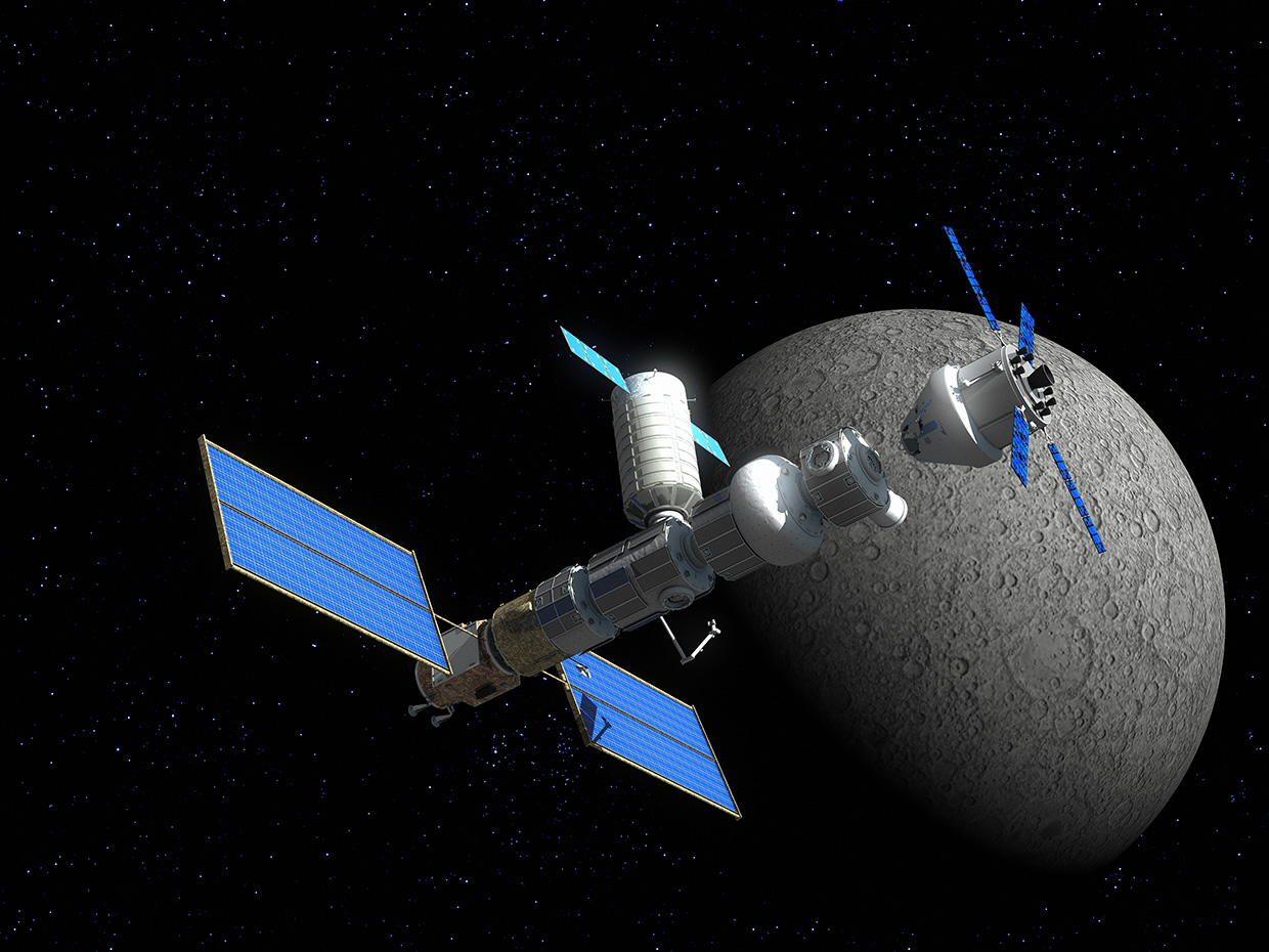 NASA To Use Robots To Build New Space Station Near Moon